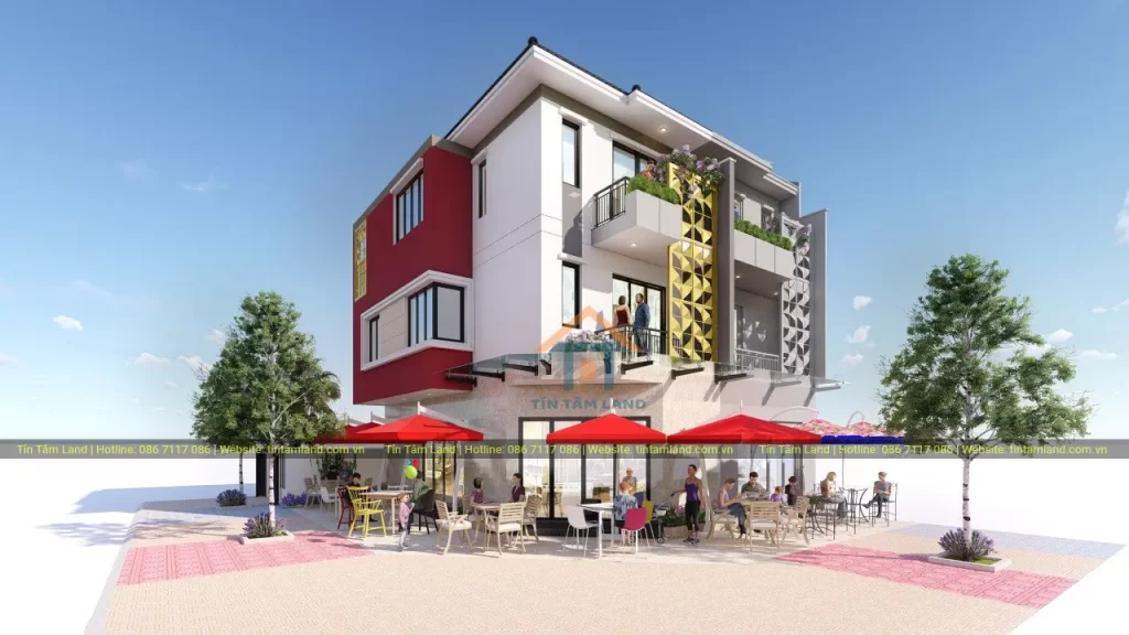 Thiết Kế Phối Cảnh 3D Shophouse Suncasa Central Bình Dương