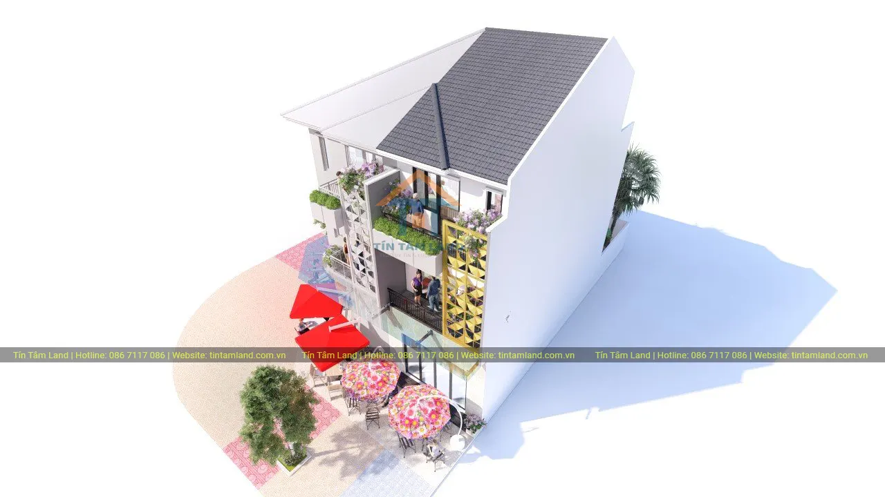Thiết kế 3D Shophouse Sun Casa Central Giai Đoạn 2 Bình Dương