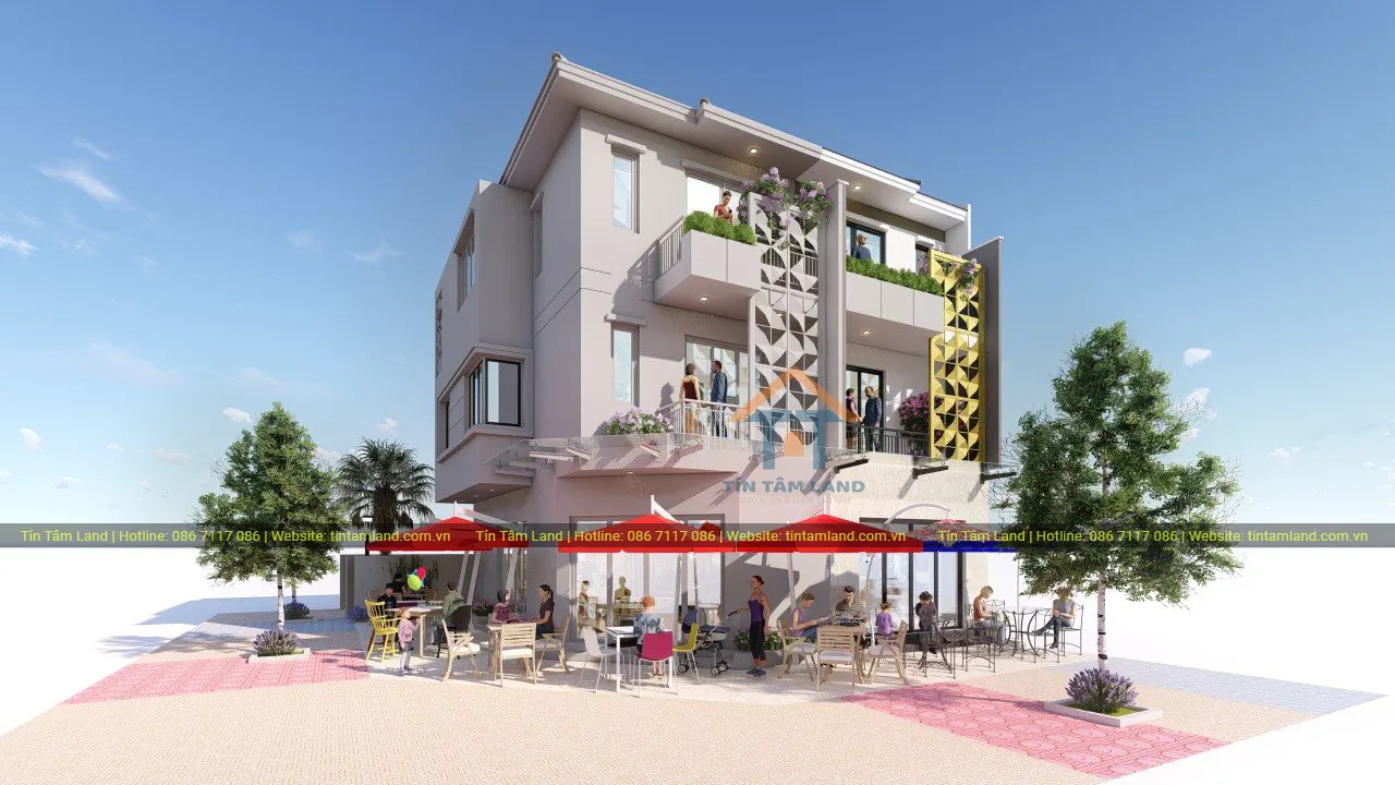 Thiết kế 3D Shophouse Thương Mại Sun Casa Central Giai Đoạn 2 Bình Dương